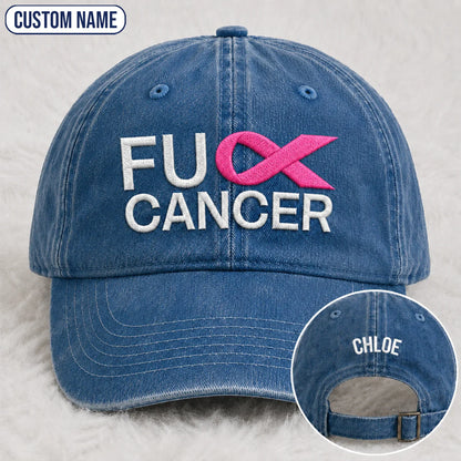Personalized F Ccer Embroidered Washed Cap V2, Awareness Gift