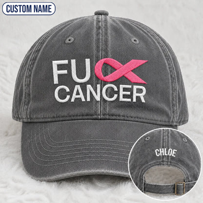 Personalized F Ccer Embroidered Washed Cap V2, Awareness Gift