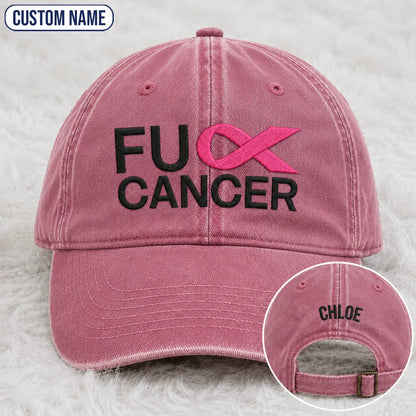 Personalized F Ccer Embroidered Washed Cap V2, Awareness Gift