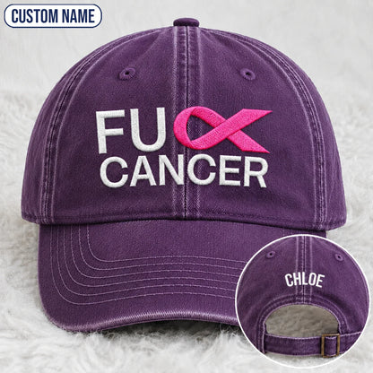 Personalized F Ccer Embroidered Washed Cap V2, Awareness Gift