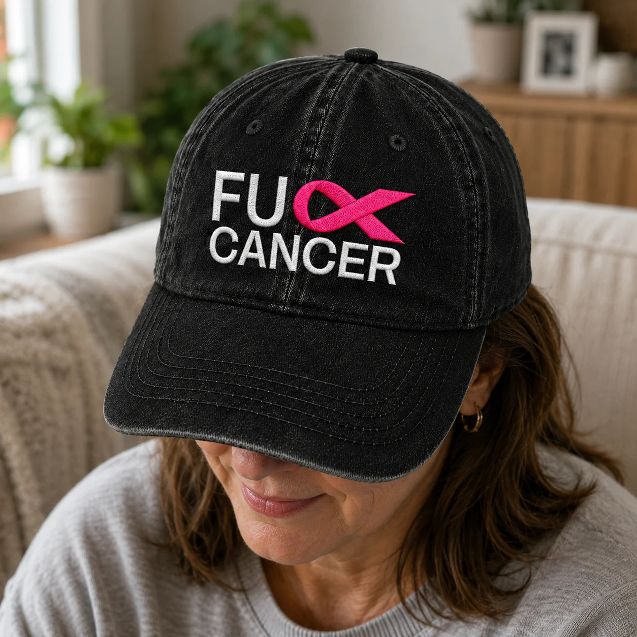 Personalized F Ccer Embroidered Washed Cap V2, Awareness Gift